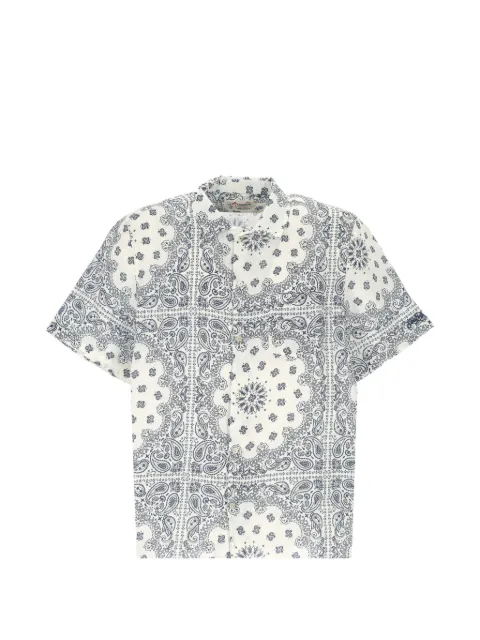 MC2 Saint Barth bandana-print linen shirt