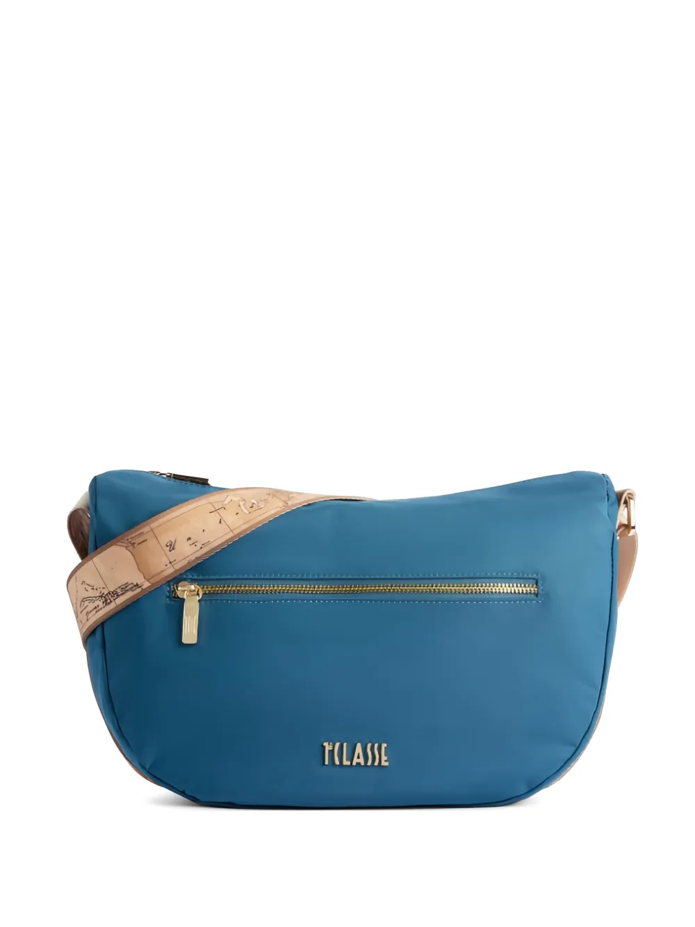 ALVIERO MARTINI 1° CLASSE Geo-Map strap shoulder bag - Blu