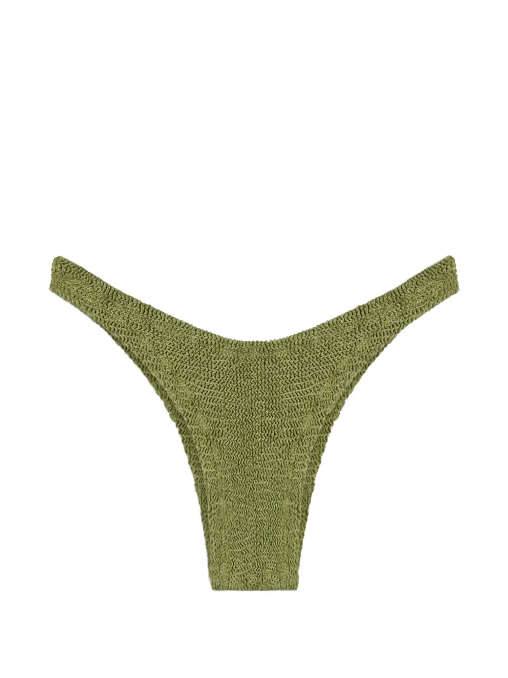 Reina Olga Ginny crinkled bikini bottoms - Verde