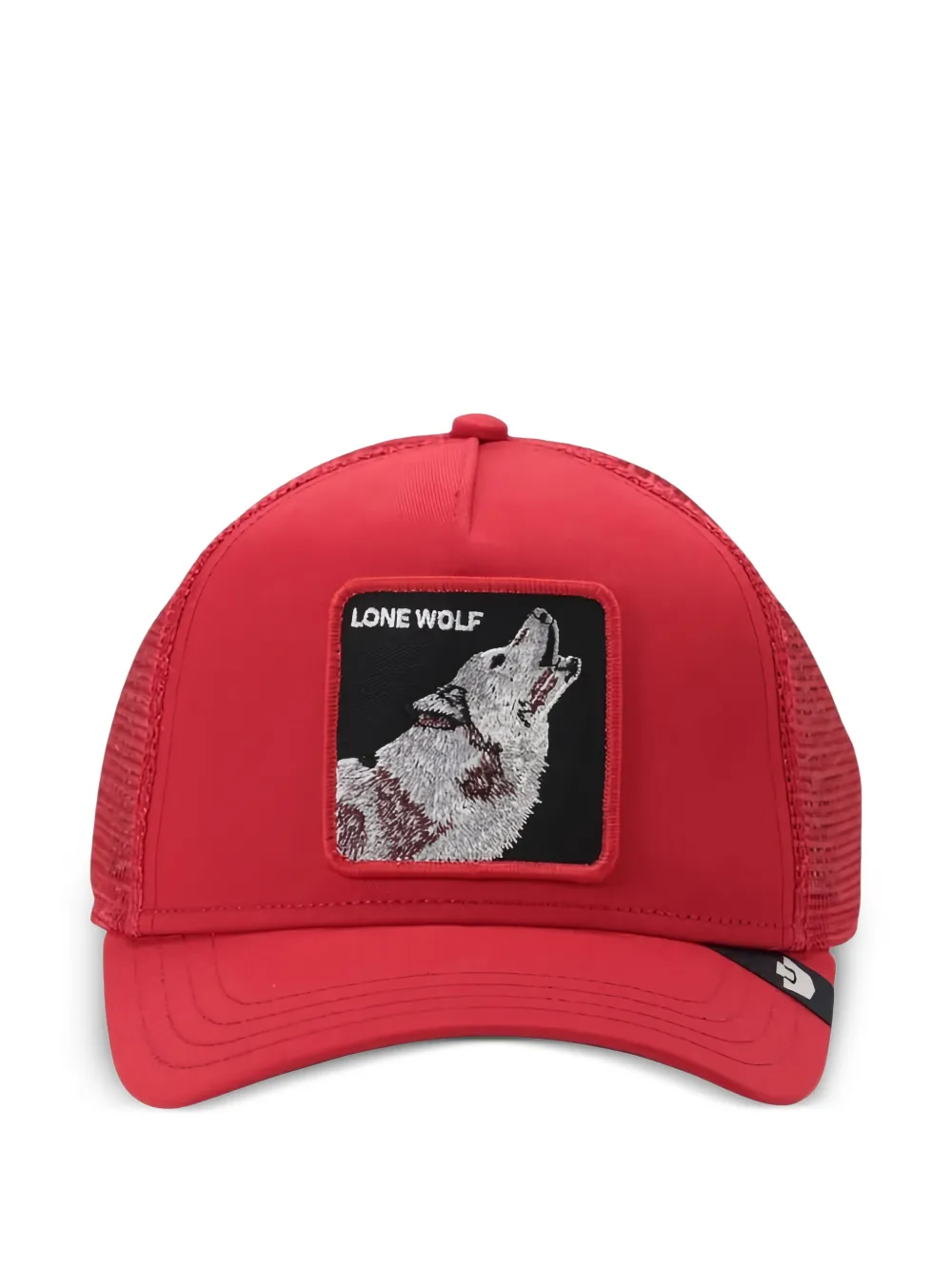 GOORIN BROS Lone Wolf patch trucker cap - Rot