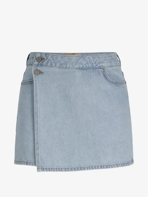 JJXX Greta denim shorts met gewikkelde voorkant