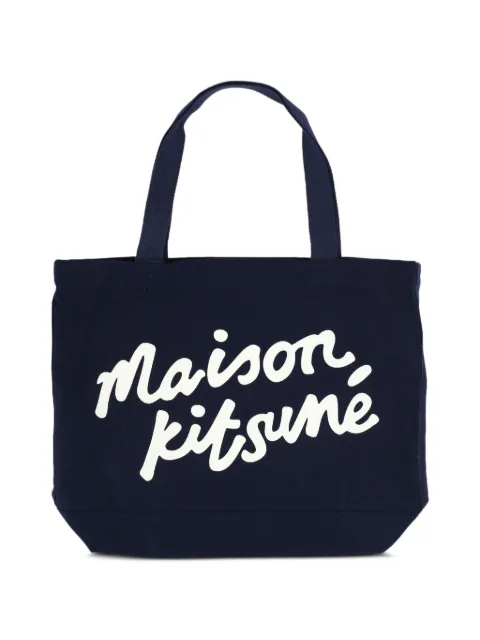 Maison Kitsuné handwriting-print tote bag