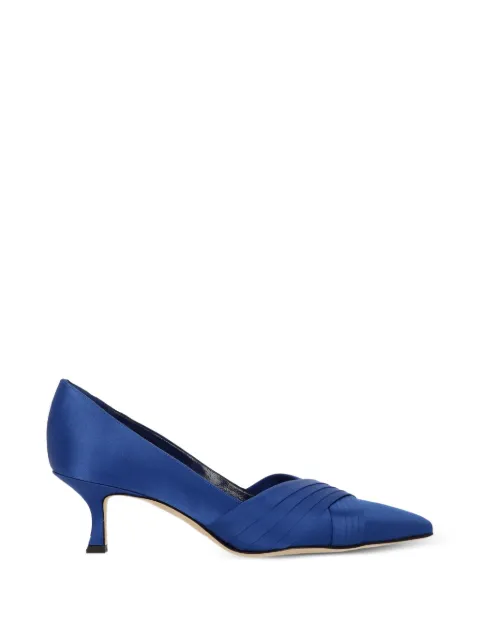 Manolo Blahnik crossover-strap pointed-toe pumps
