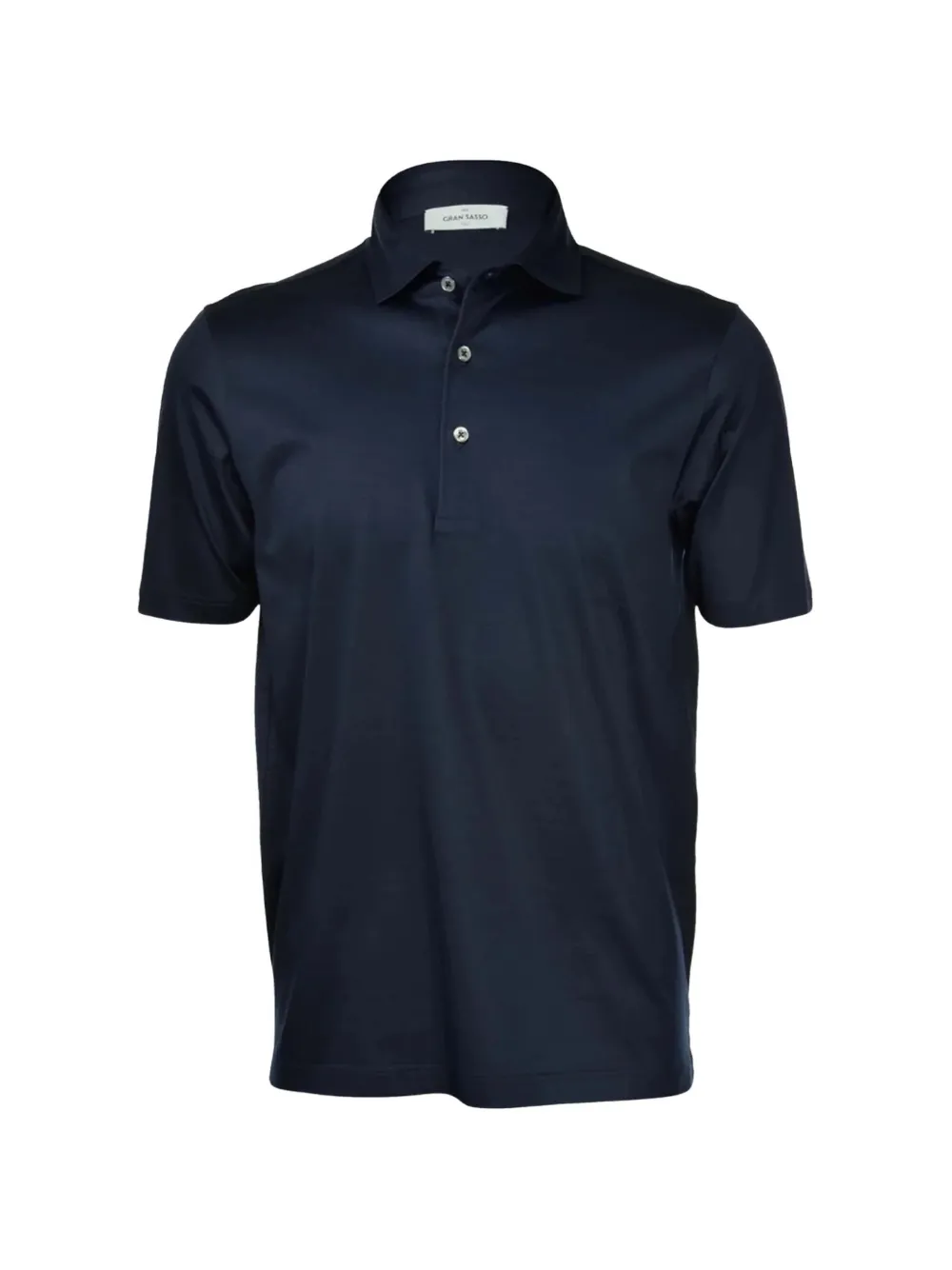 Gran Sasso Short-sleeve Polo Shirt In Blue