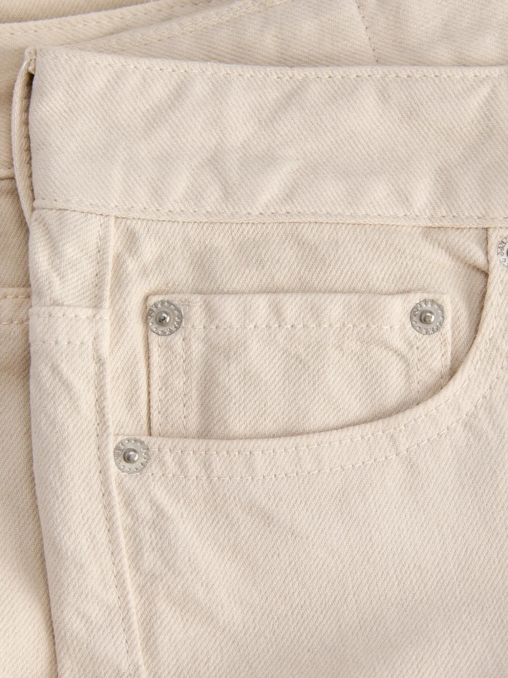 JJXX Kyoto denim shorts met wijde pijpen Beige