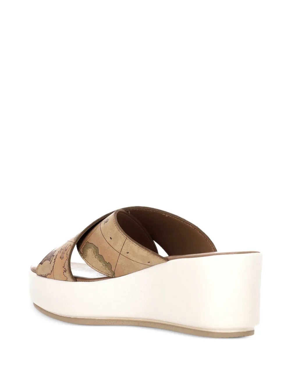 ALVIERO MARTINI 1° CLASSE Geo Classic cross-strap sandals Beige