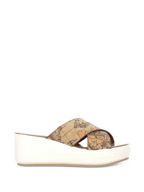 ALVIERO MARTINI 1° CLASSE — Geo Classic cross-strap sandals