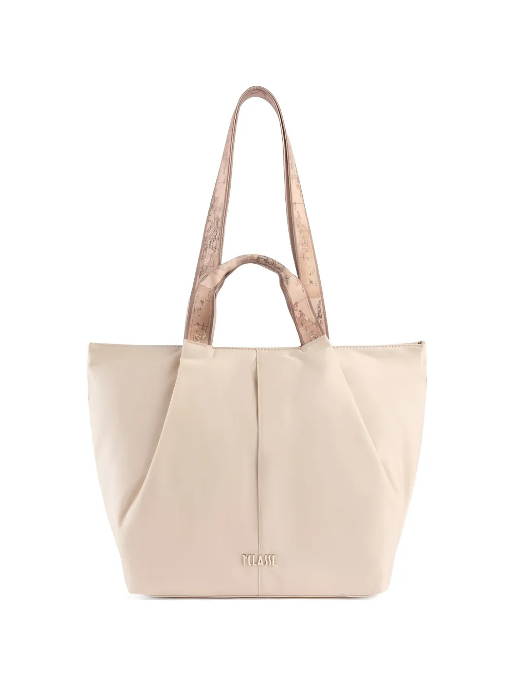 ALVIERO MARTINI 1° CLASSE Geo Map-print tote bag - Toni neutri