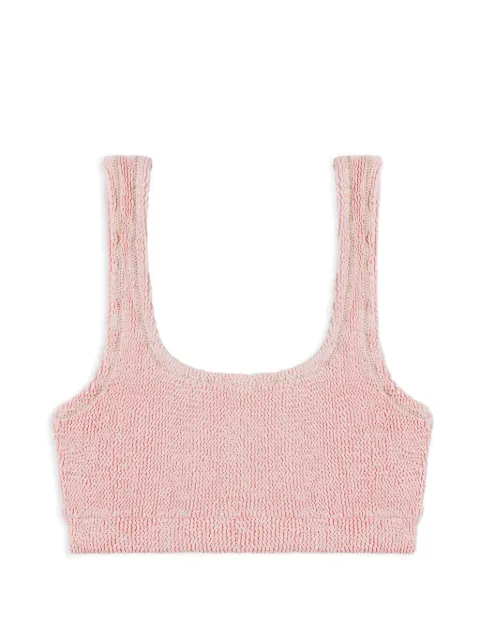 Reina Olga Ginny smocked bikini top