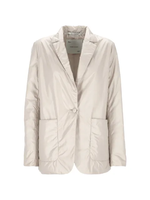 EMMA E GAIA padded notched-lapels jacket