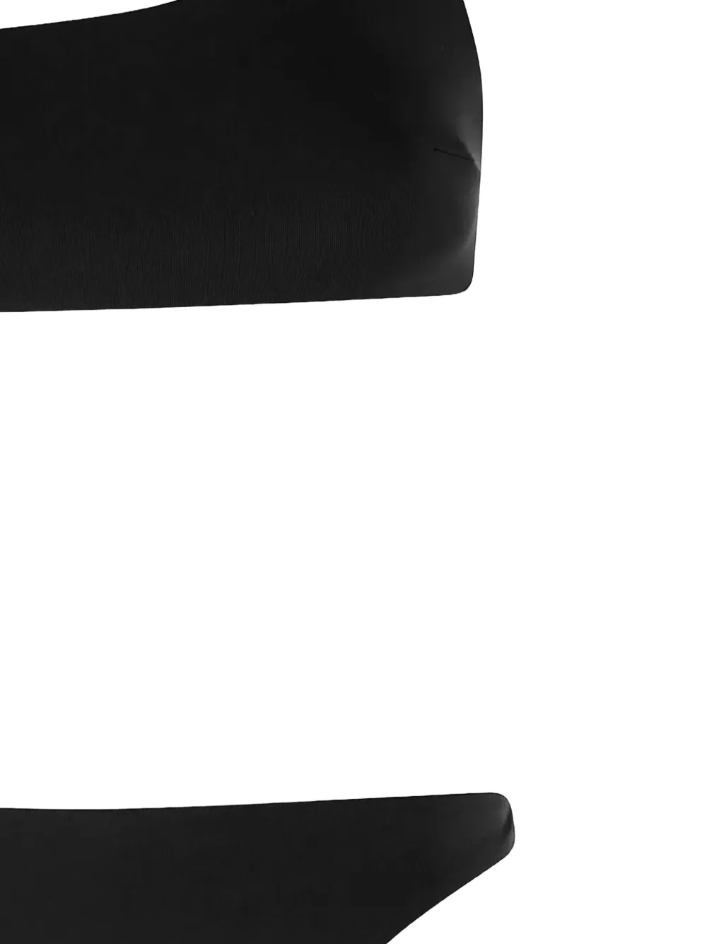 Federica Tosi Asymmetrische bikini Zwart