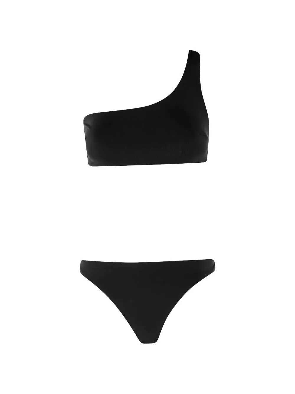 Federica Tosi one-shoulder bikini - Nero