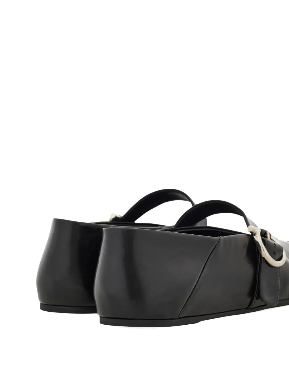 Ferragamo Gancini ballerina's met bandje Zwart