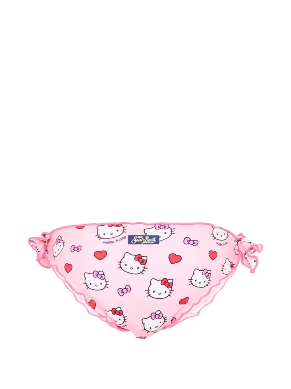 MC2 Saint Barth Kids x Hello Kitty Cric bikinislip met ruches Roze
