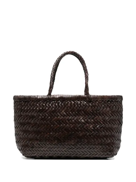DRAGON DIFFUSION woven leather tote bag