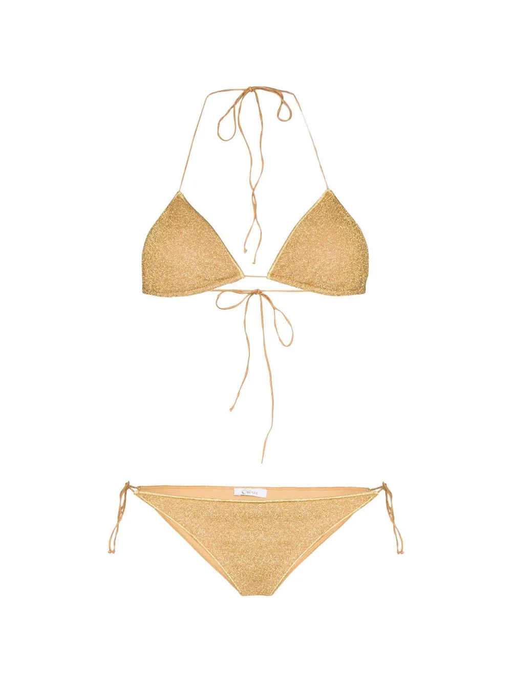 Oséree metallic-effect bikini - Oro