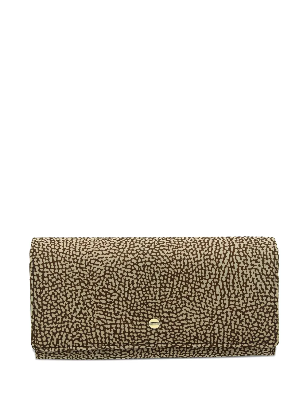 Borbonese printed wallet - Marrone