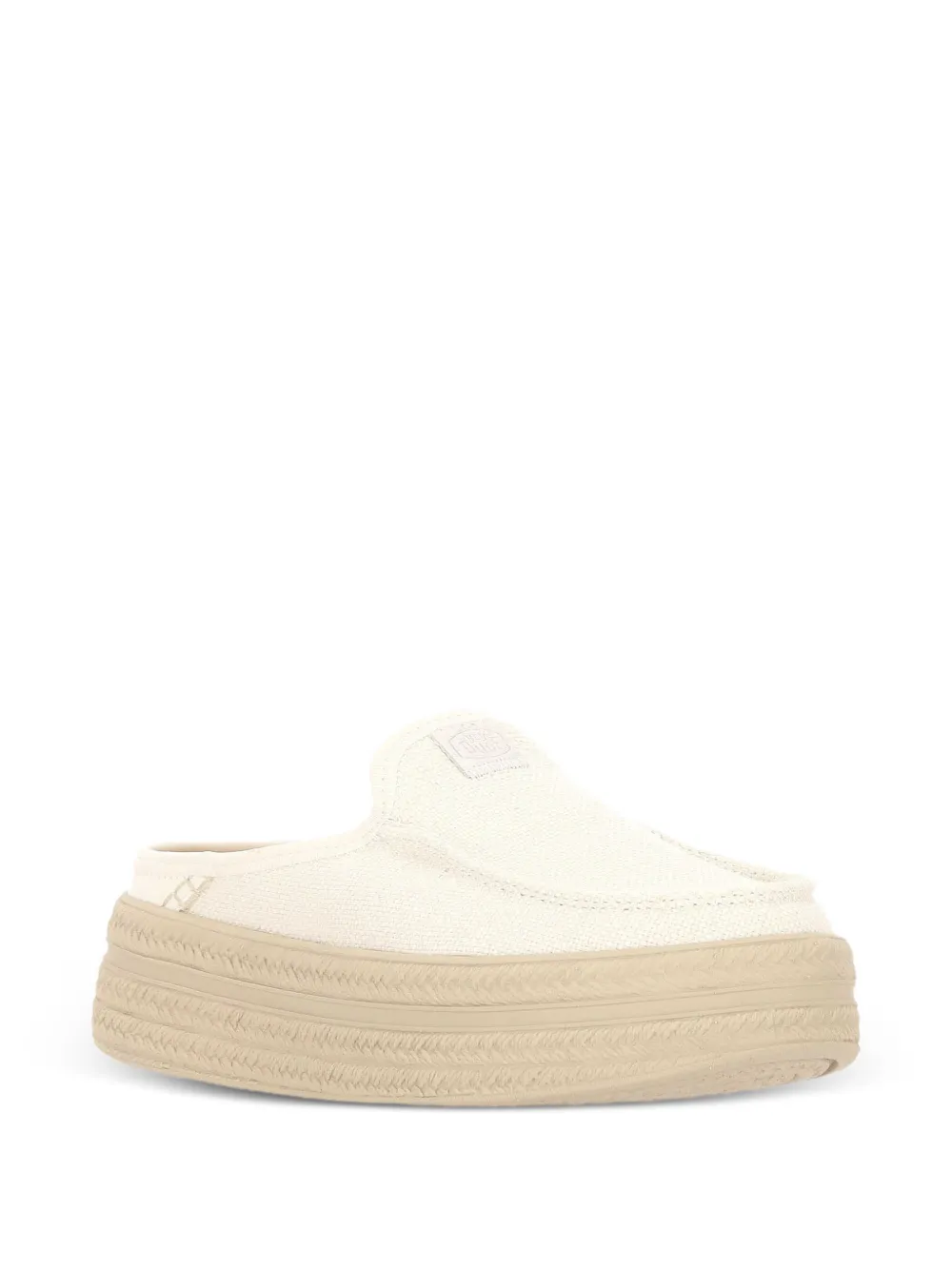 Hey Dude Loafers met plateauzool Wit
