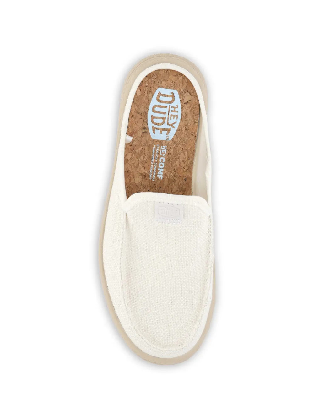 Hey Dude Loafers met plateauzool Wit
