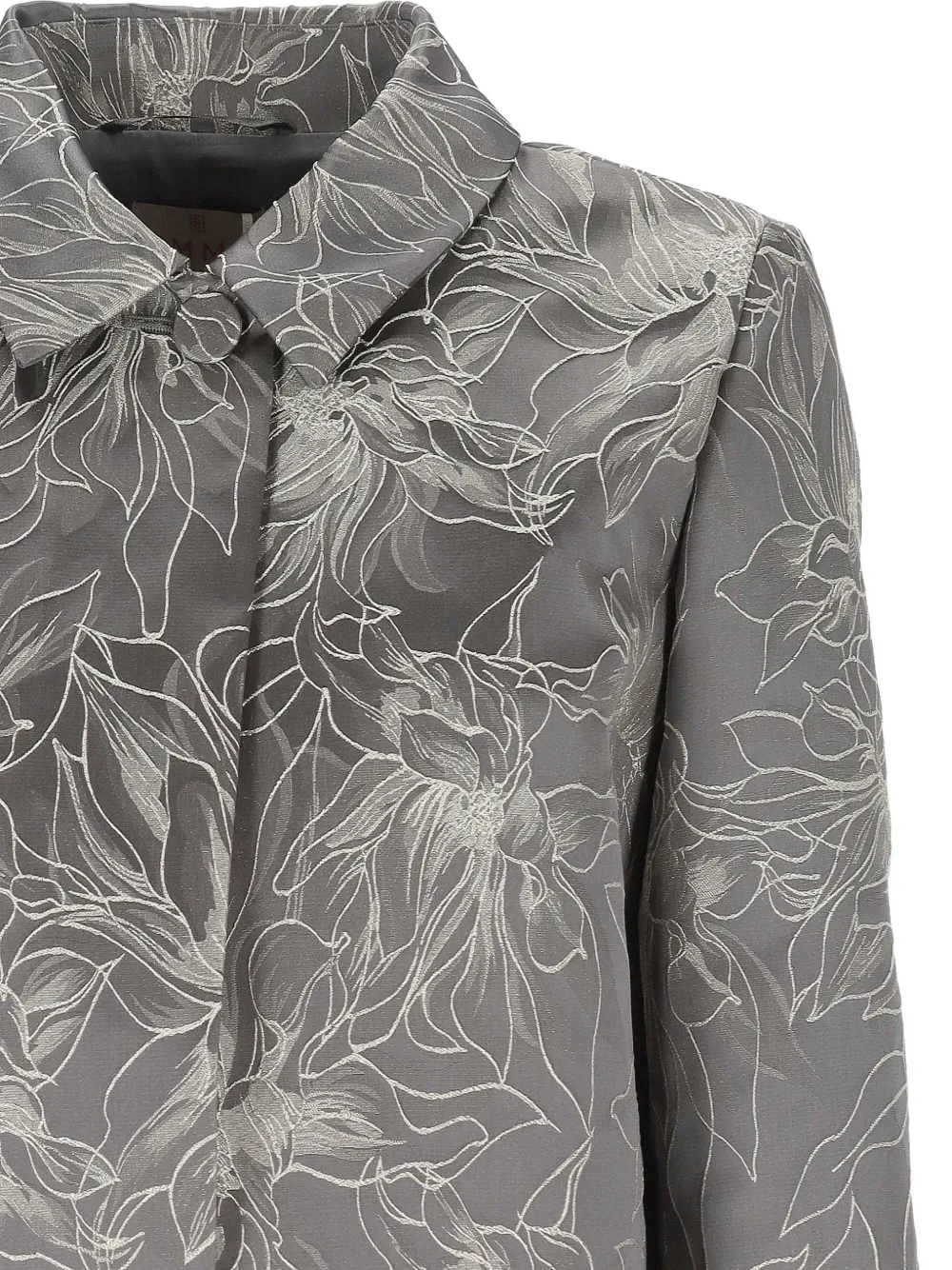 Marella Jack met bloemen jacquard Grijs