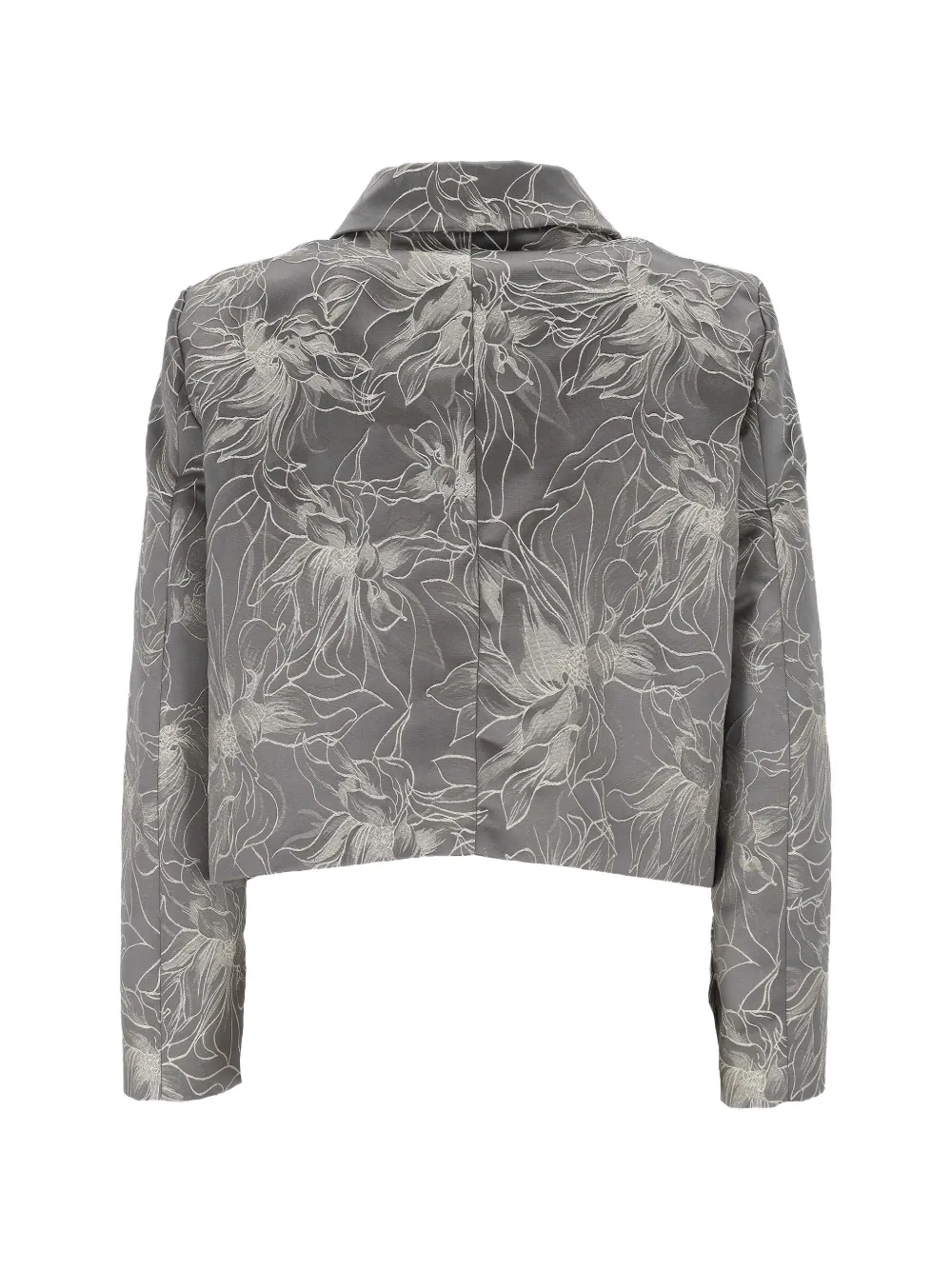 Marella Jack met bloemen jacquard Grijs