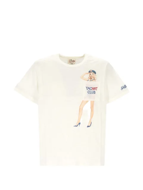 MC2 Saint Barth graphic-print chest-pocket T-shirt