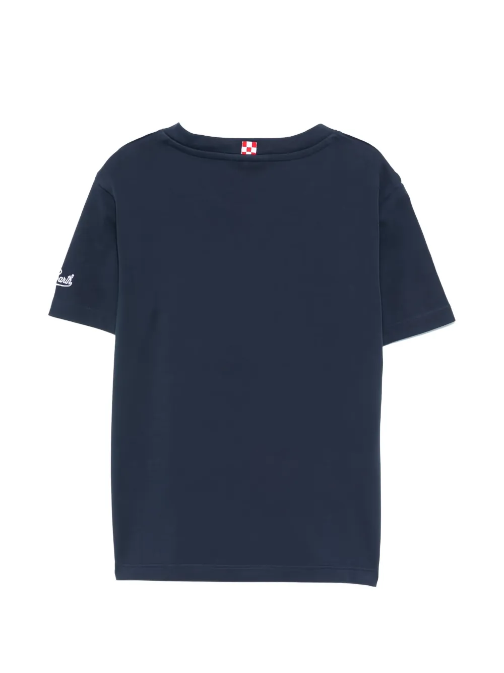 MC2 Saint Barth Kids T-shirt met kreeftprint Blauw