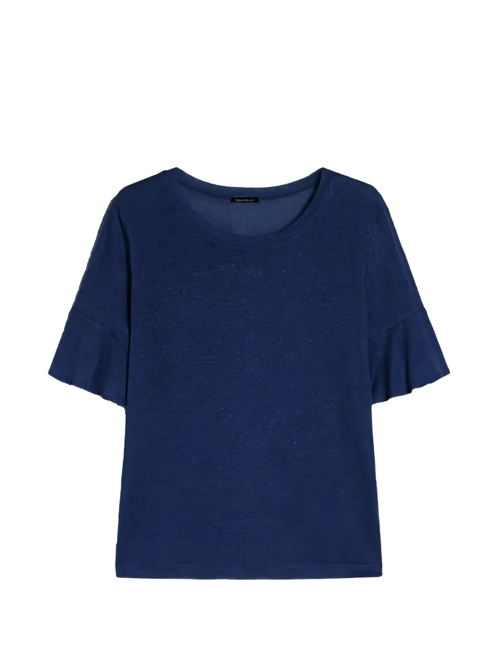 Pennyblack ruffle-sleeve T-shirt - Blau