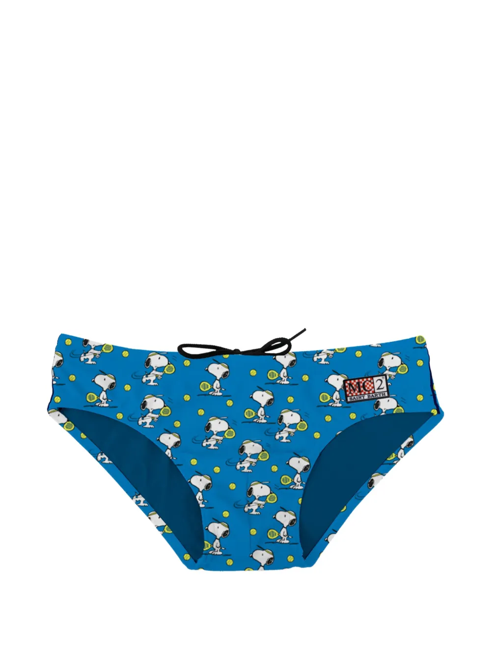 MC2 Saint Barth Kids x PEANUTS™ Billy Snoopy zwembroek met trekkoord Blauw