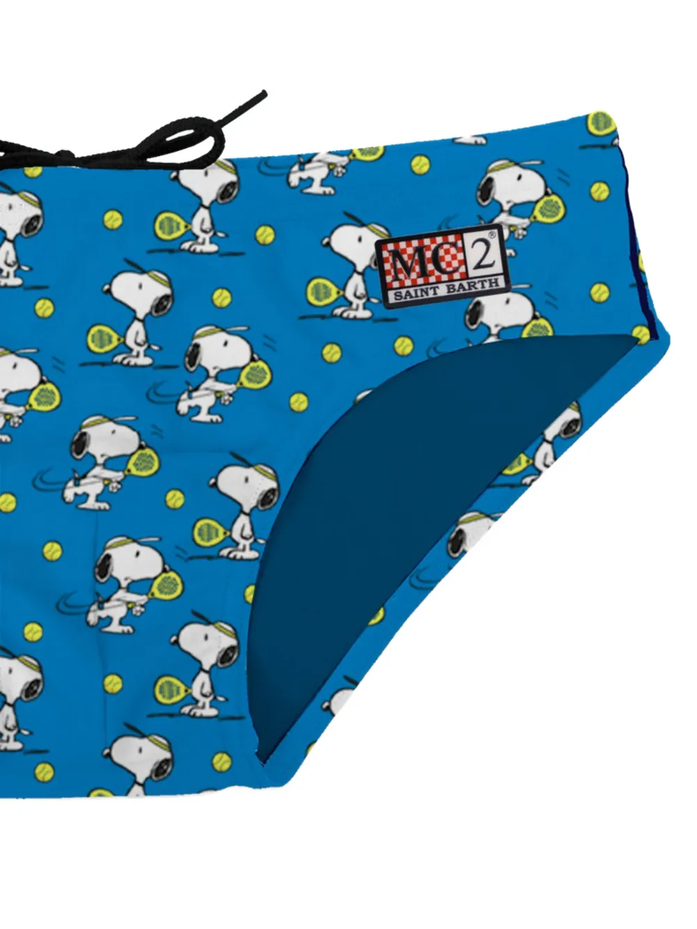 MC2 Saint Barth Kids x PEANUTS™ Billy Snoopy zwembroek met trekkoord Blauw