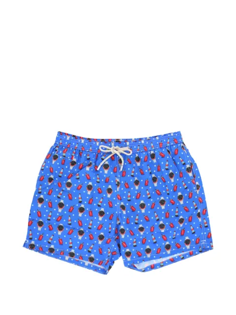 MC2 Saint Barth x Coca Cola graphic-print drawstring swim shorts