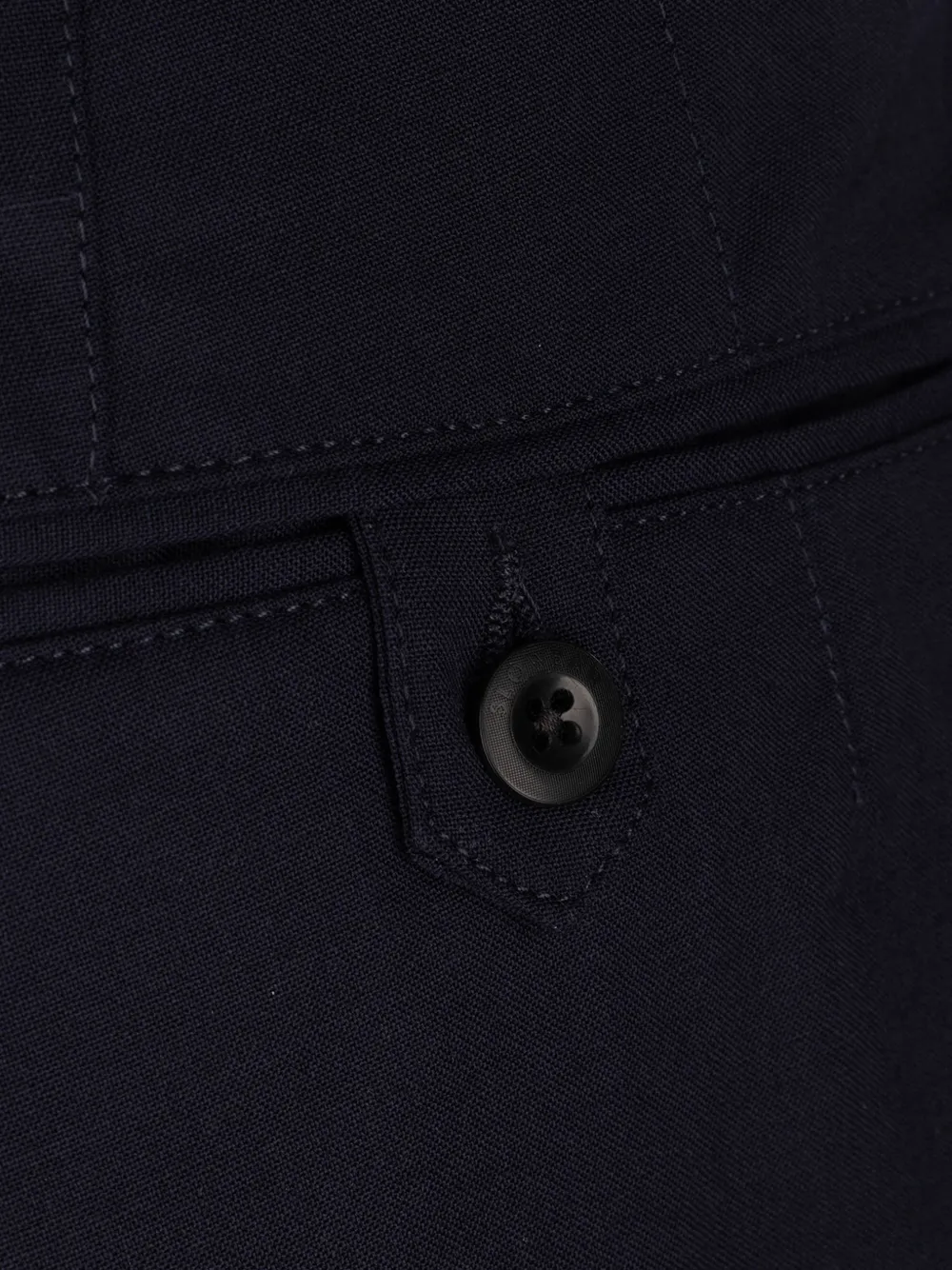 Incotex Pantalon met geplooide voorkant Blauw