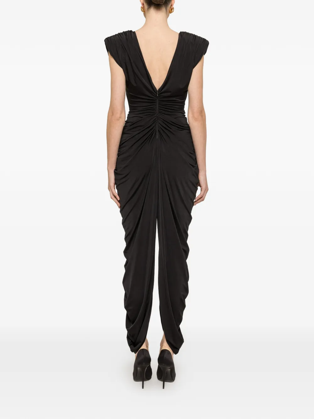 NISSA Jumpsuit met ruches Zwart