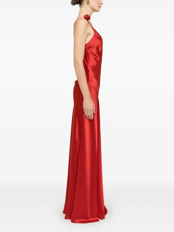nissa open-back maxi dress Open-back embellished maxi dress | RS14746