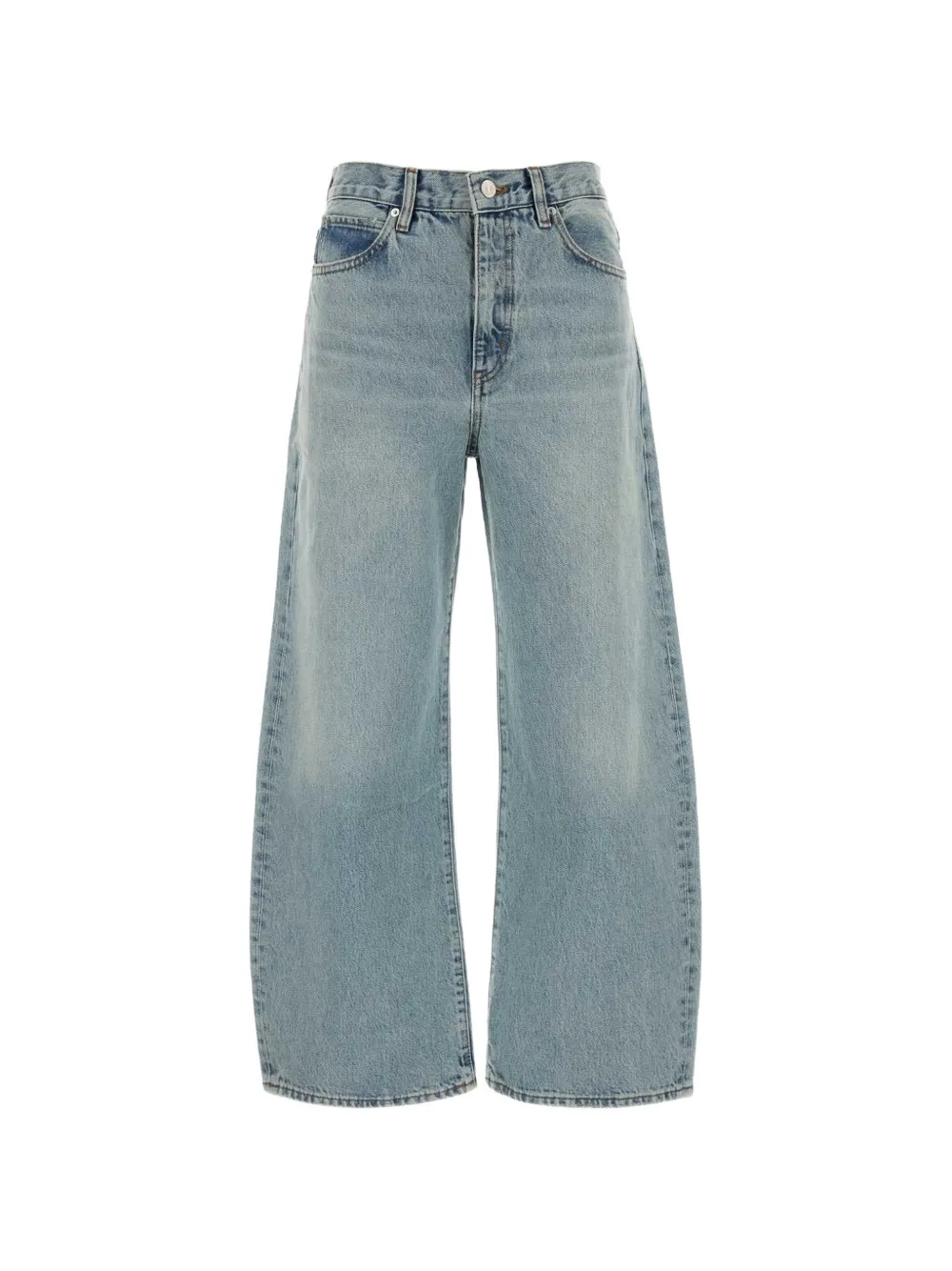 FRAME The Bow Crop wide-leg jeans - Blu