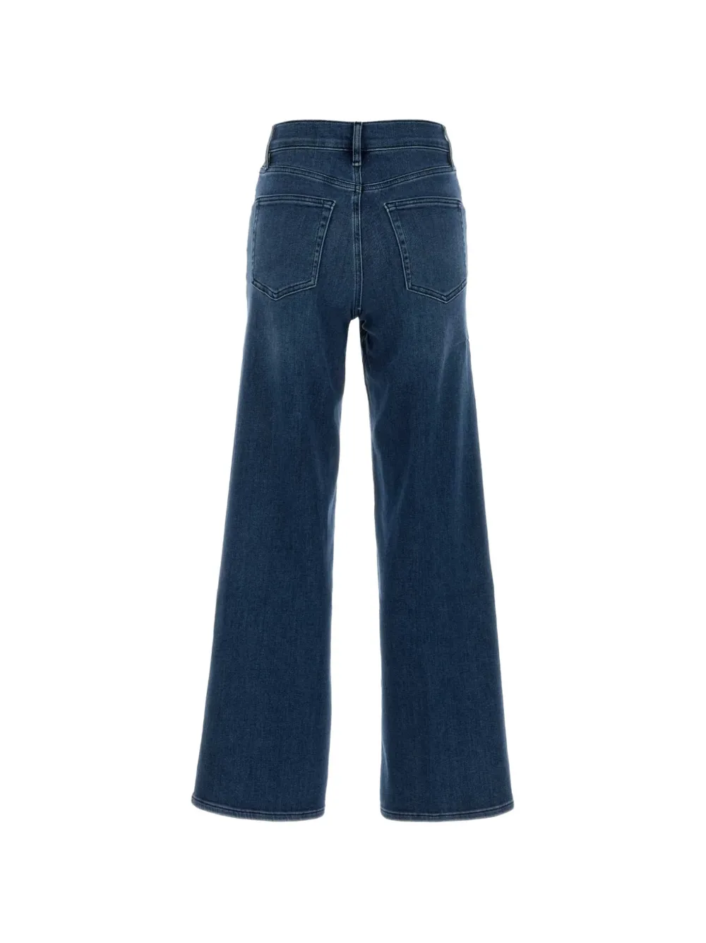 FRAME Le Slim jeans met wijde pijpen Blauw