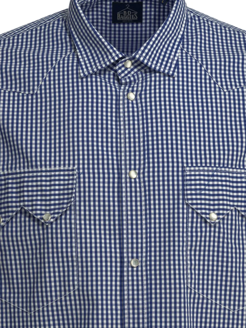  B.d. Baggies Camisa Rodeo A Cuadros Gingham - Azul 