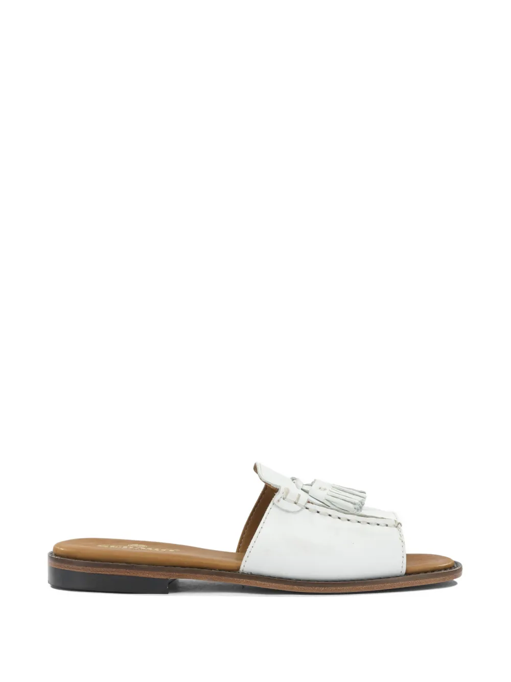Sebago Will tassel-detail leather sandals Wit