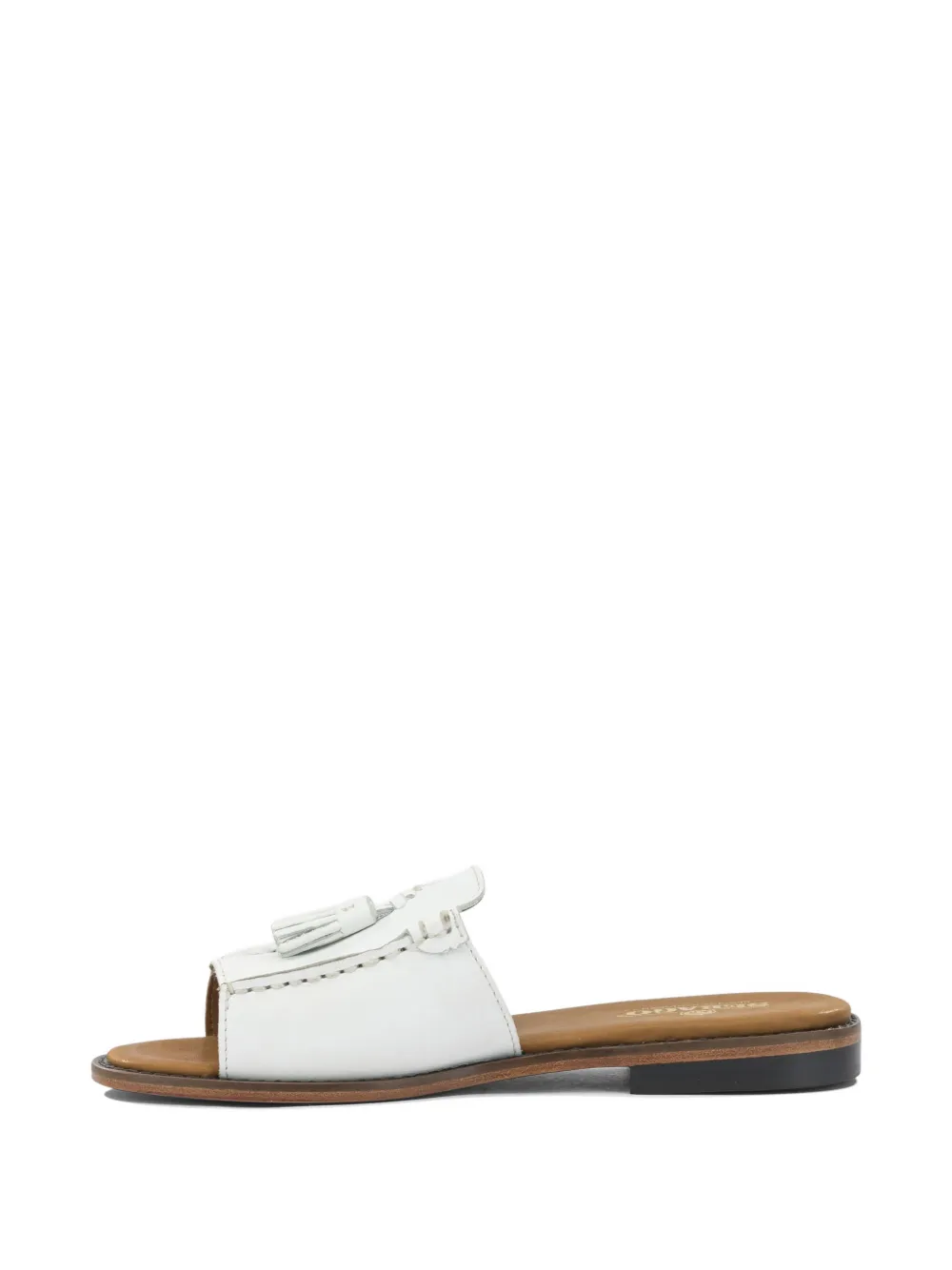 Sebago Will tassel-detail leather sandals Wit