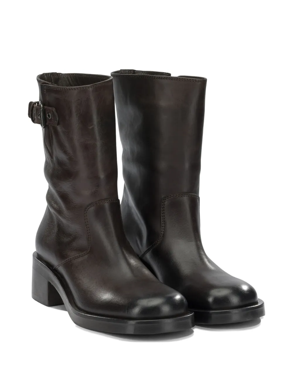 strategia shoes buckle-detail leather boots Bruin