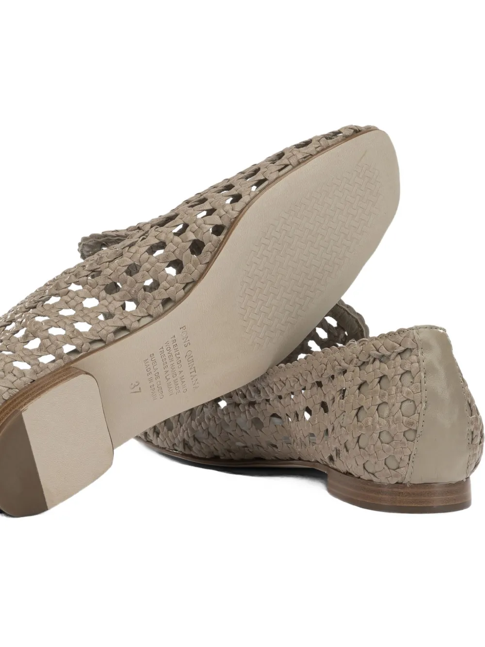 Toni Pons woven leather loafers Beige