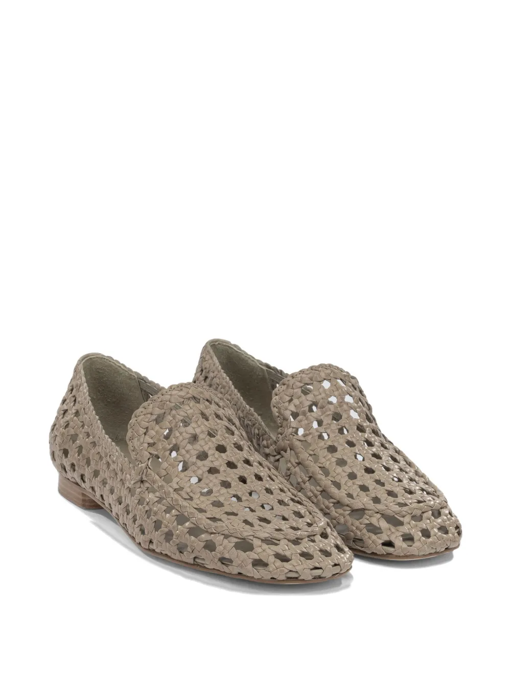 Toni Pons woven leather loafers Beige