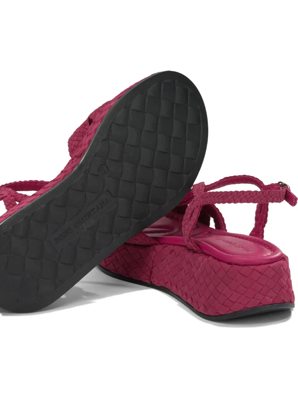 Toni Pons woven platform sandals Roze