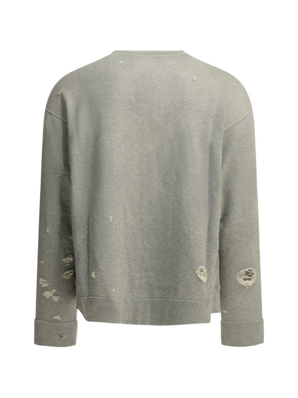 Needles Gedeconstrueerde sweater met rits Grijs