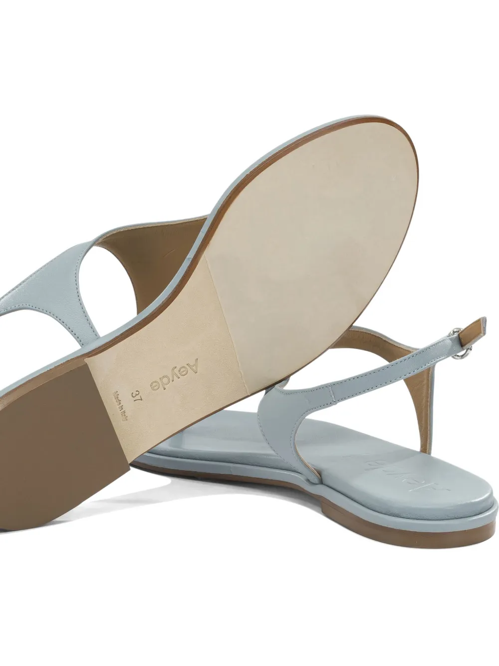 Aeyde Raine leather sandals Blauw