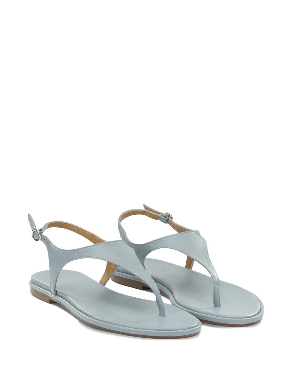 Aeyde Raine leather sandals Blauw
