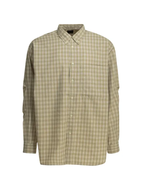 DAIWA PIER39 check-print button-down shirt
