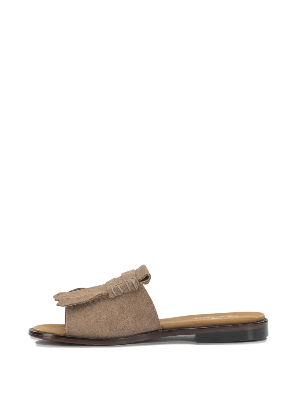 Sebago Fringes leather sandals Beige
