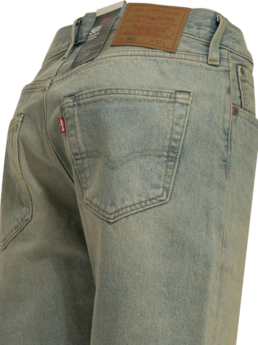 Levi's 501 Original denim shorts Blauw