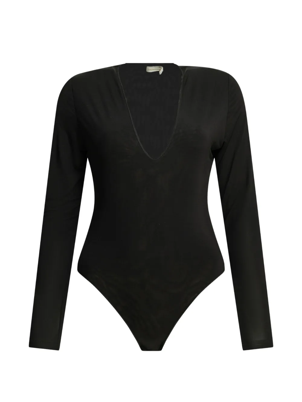 ZIMMERMANN V-neck long-sleeve bodie - Nero
